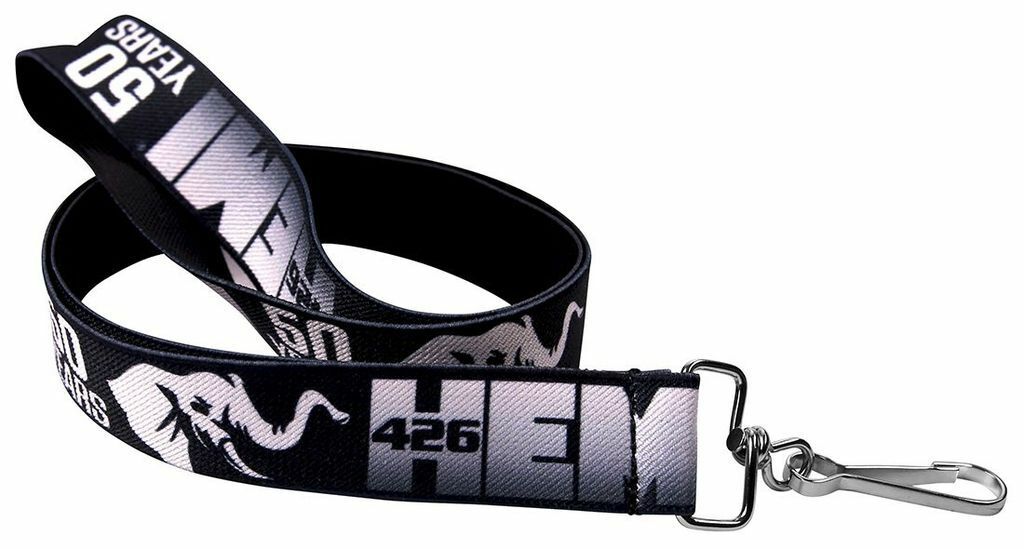 Black-White 426 Hemi Lanyard Key Chain